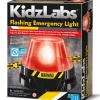 4M Kidz Labs Flashing Emergency Light New