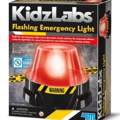 4M Kidz Labs Flashing Emergency Light New