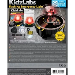 4M Kidz Labs Flashing Emergency Light New
