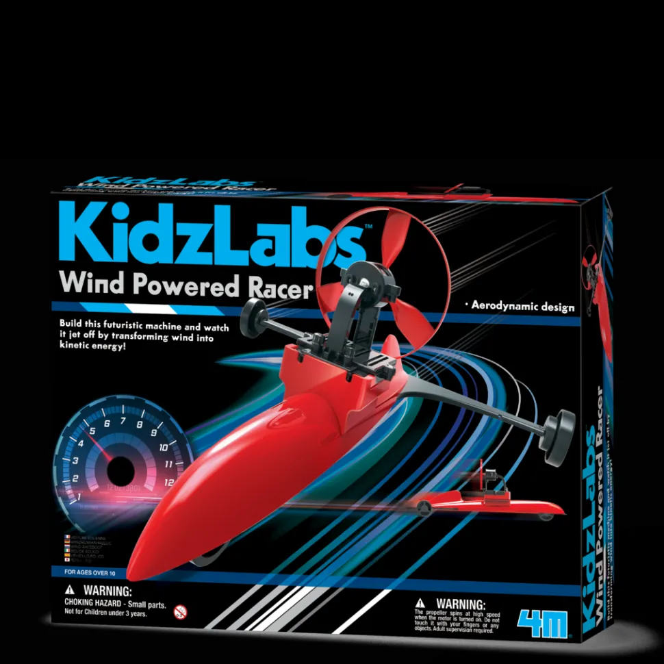 4M Kidz Labs Wind Powered Racer Hot