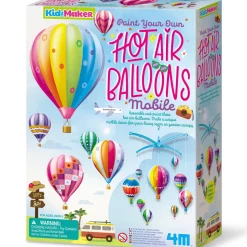4M Kidzmaker Hot Air Balloons Mobile Fashion