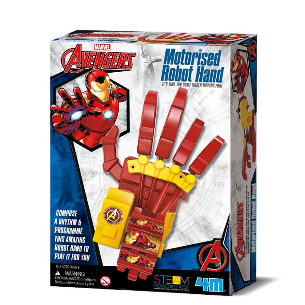 4M Marvel Avengers Iron Man Motorised Robot Hand Fashion