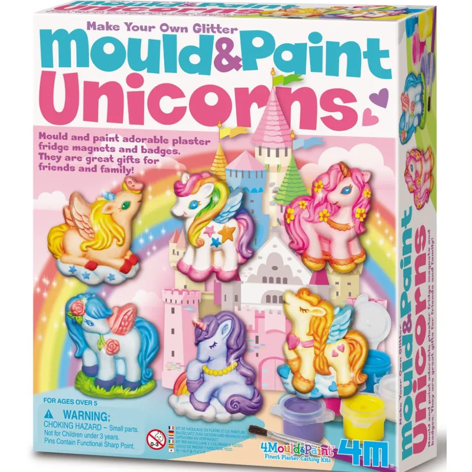 4M Mould & Paint Unicorns Clearance
