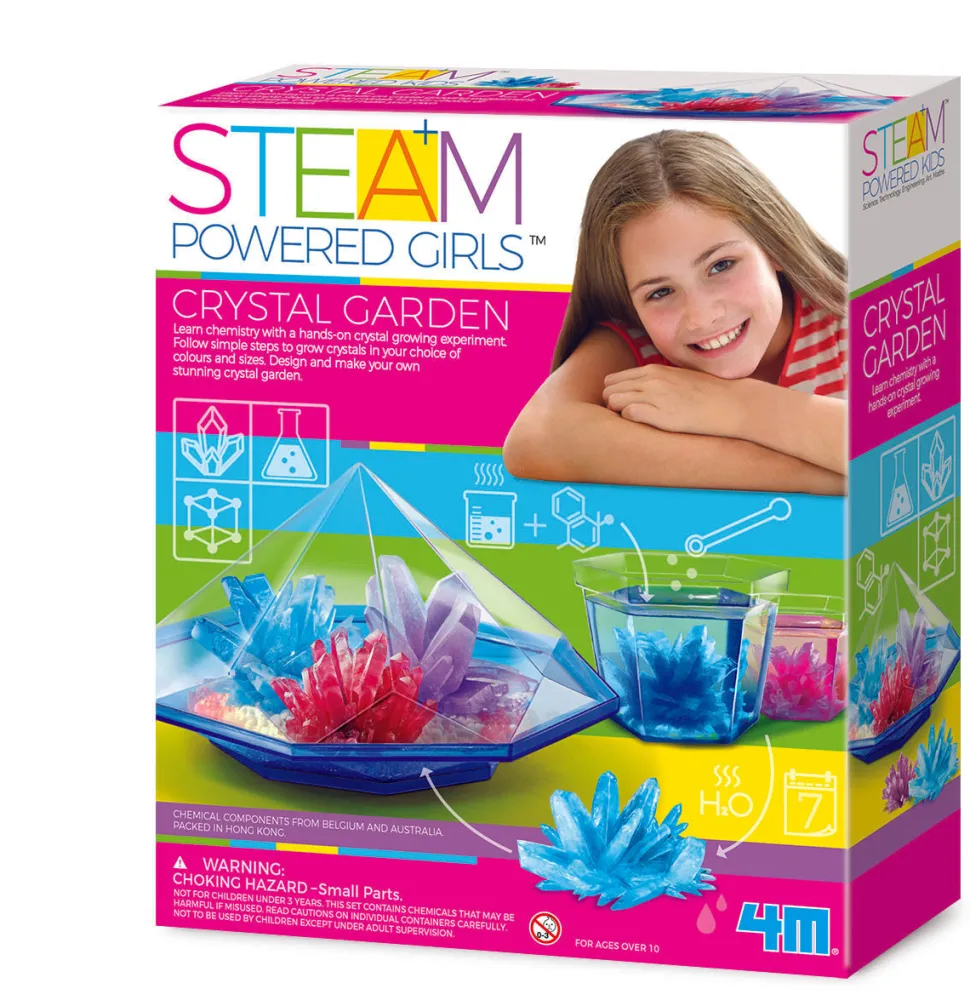 4M Steam Powered Girls Crystal Garden Hot