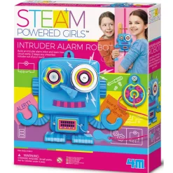4M Steam Powered Kids Intruder Alarm Robot Best