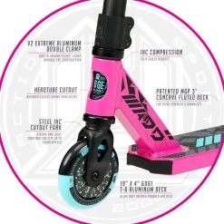 MADD Gear Kick Howler Stunt Scooter Pink/Teal Clearance