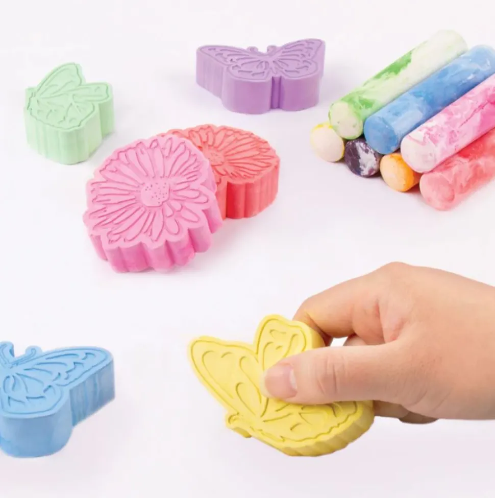 3C4G Make It Real Three Cheers For Girls Butterfly Garden Chalk Set Shop