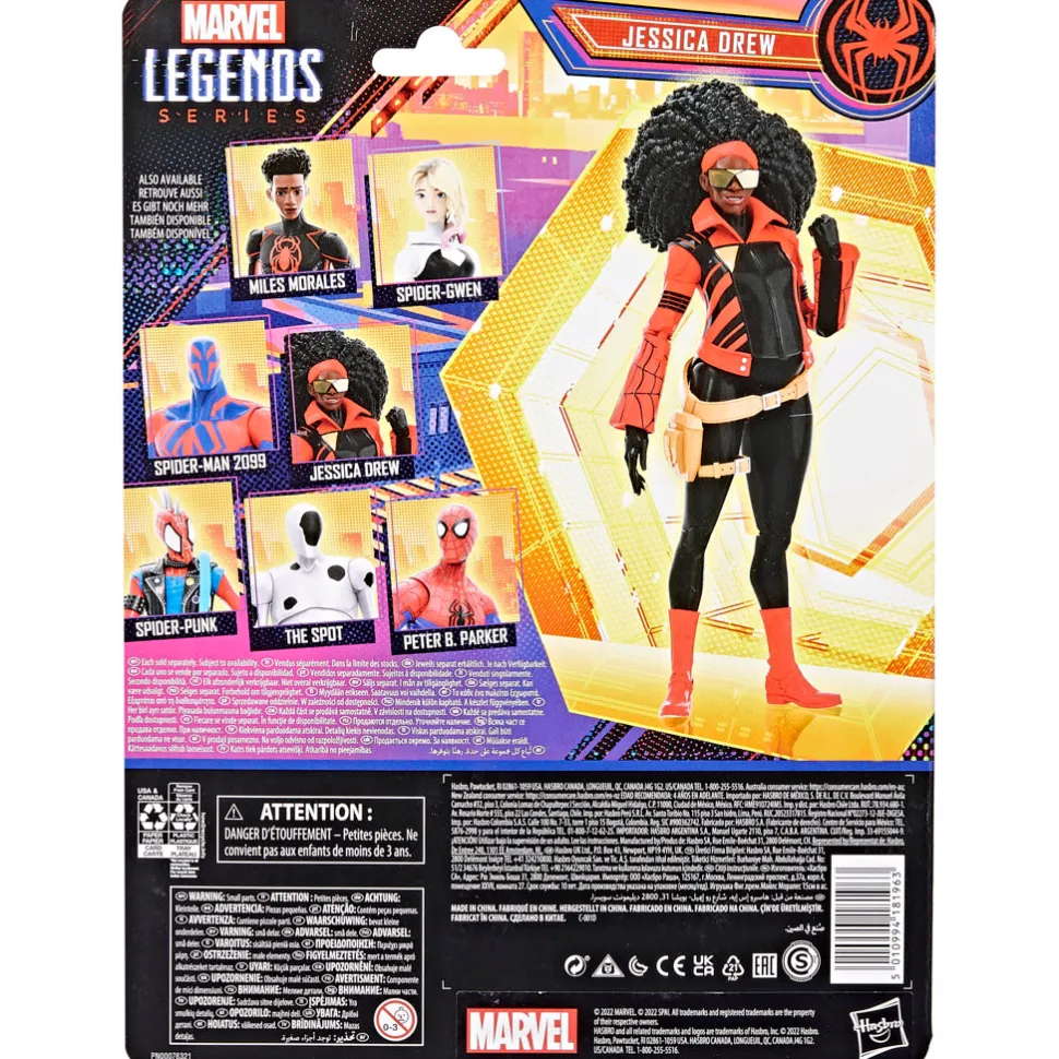 Spider-Man Marvel Legends Series Across The Spider-Verse Figure Jessica Drew Fashion