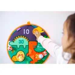 mierEdu Dartboard Game Dino World Cheap