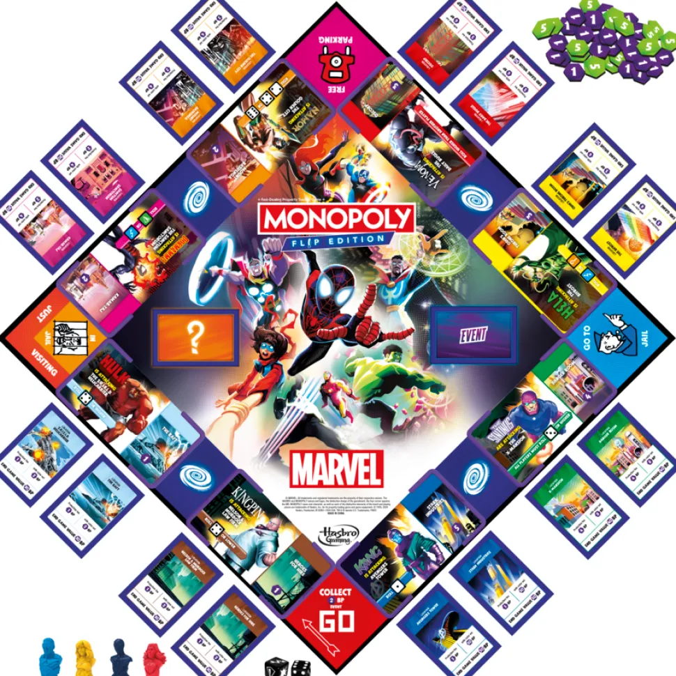 Monopoly Flip Edition: Marvel Online