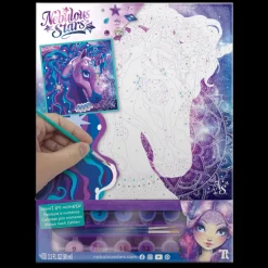 Nebulous Stars Paint-By-Number On Canvas Nebulia & Horse Hot