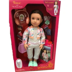 Our Generation 18 Inch Deluxe Travel Doll - Reese Clearance