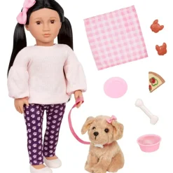 Our Generation 18 Inch Doll With Pet Dog - Jin & Charm Shop