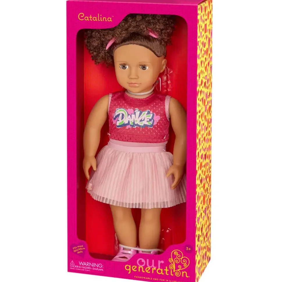Our Generation 18 Inch Regular Doll With Hip Hop Ballerina Outfit Catalina Cheap