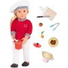 Our Generation 18" Professional Chef Doll Chiara Hot