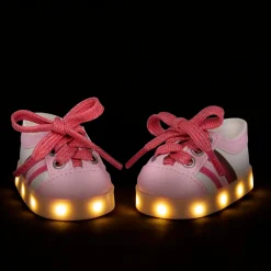 Our Generation Accessory Set Rainbow Delight Light Up Pink & White Sneakers Best