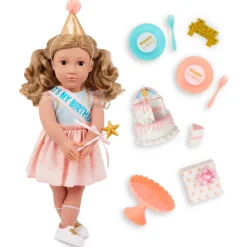 Our Generation Activity Birthday Party Doll with Accessories Romy Hot