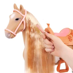 Our Generation Horse 20 Inch Hair Play - Palomino Discount