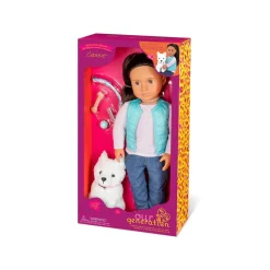 Our Generation 18Inch(45cm) Professional Doll Cassie The Dog Trainer With Pet Dog Best