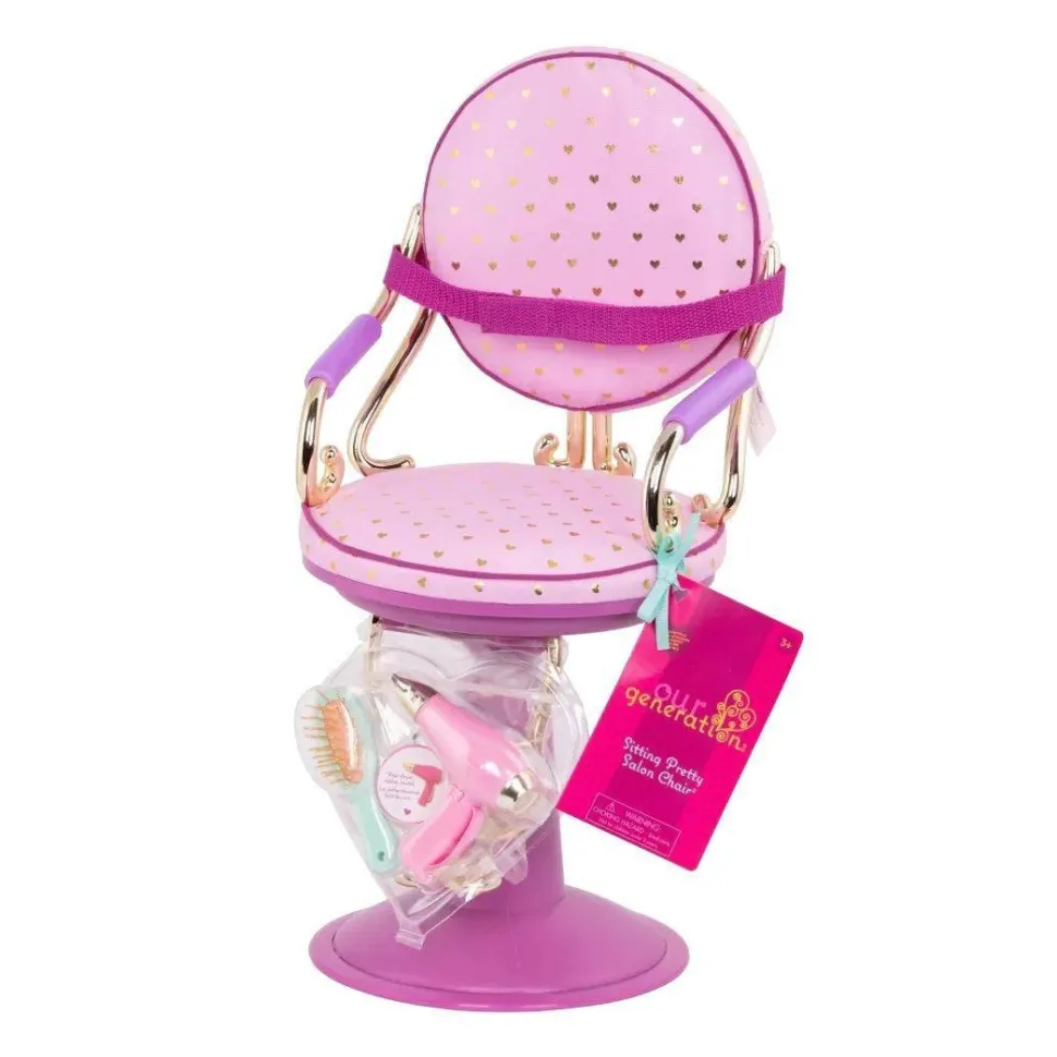 Our Generation Purple Salon Chair New