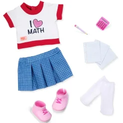 Our Generation Regular Outfit Perfect Math Math Class Outfit With Calculator Cheap