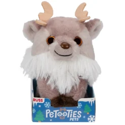 Toyworld NZ Petooties 4 Inch Wintry Friends Reindeer Flash Sale