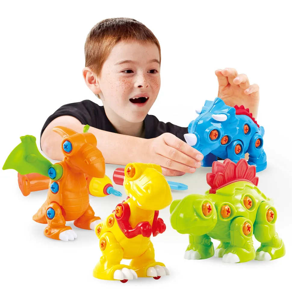 Playgo Toys Ent Ltd Playgo Toys Ent. Ltd. 4 In 1 Dino Workshop Set Flash Sale