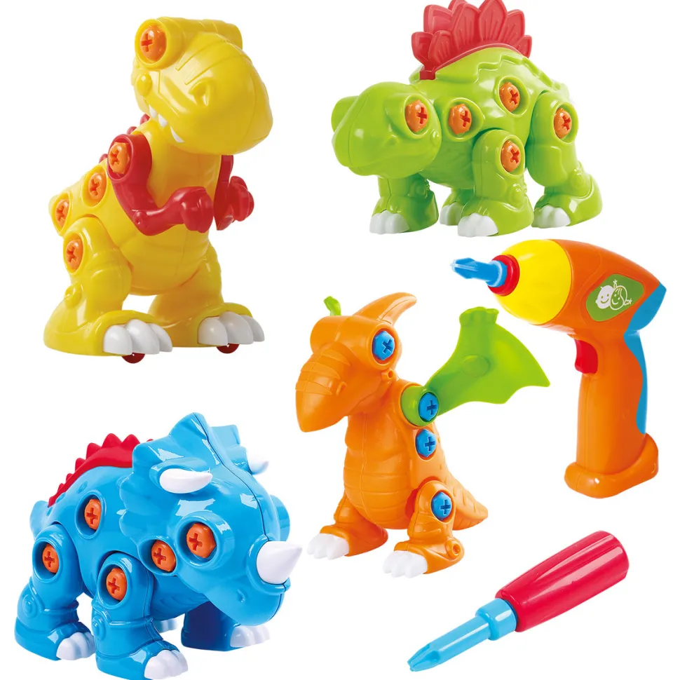 Playgo Toys Ent Ltd Playgo Toys Ent. Ltd. 4 In 1 Dino Workshop Set Flash Sale