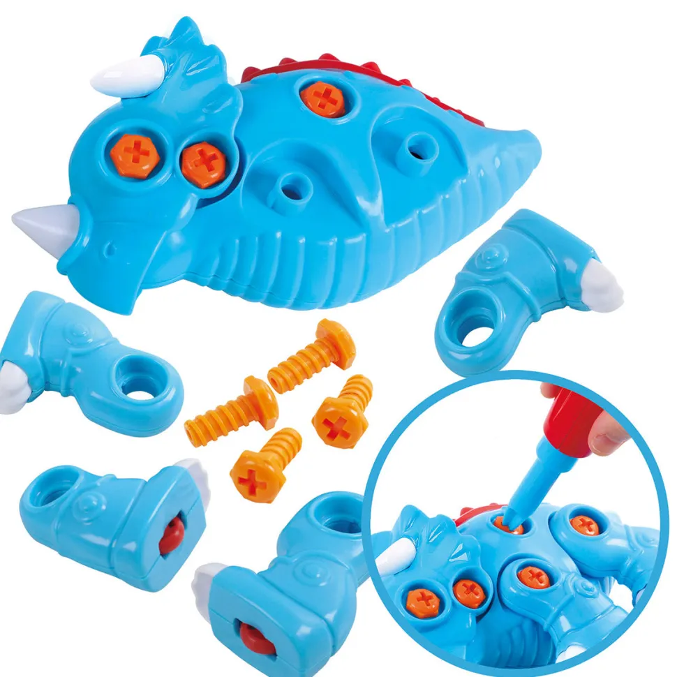 Playgo Toys Ent Ltd Playgo Toys Ent. Ltd. 4 In 1 Dino Workshop Set Flash Sale