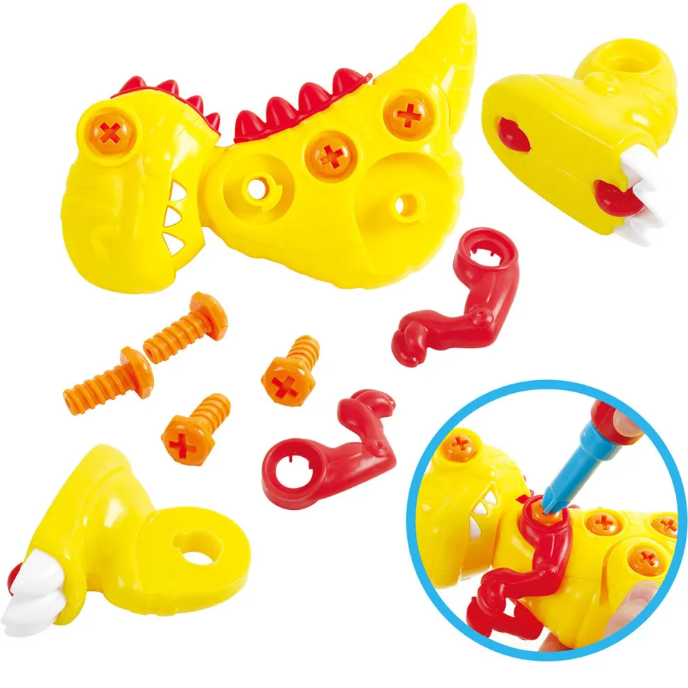 Playgo Toys Ent Ltd Playgo Toys Ent. Ltd. 4 In 1 Dino Workshop Set Flash Sale