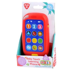 Playgo Toys Ent Ltd Playgo Toys Ent. Ltd. Baby Touch Learning Phone Red Fashion