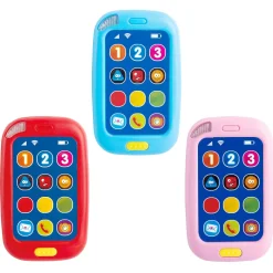 Playgo Toys Ent Ltd Playgo Toys Ent. Ltd. Baby Touch Learning Phone Assorted Styles New