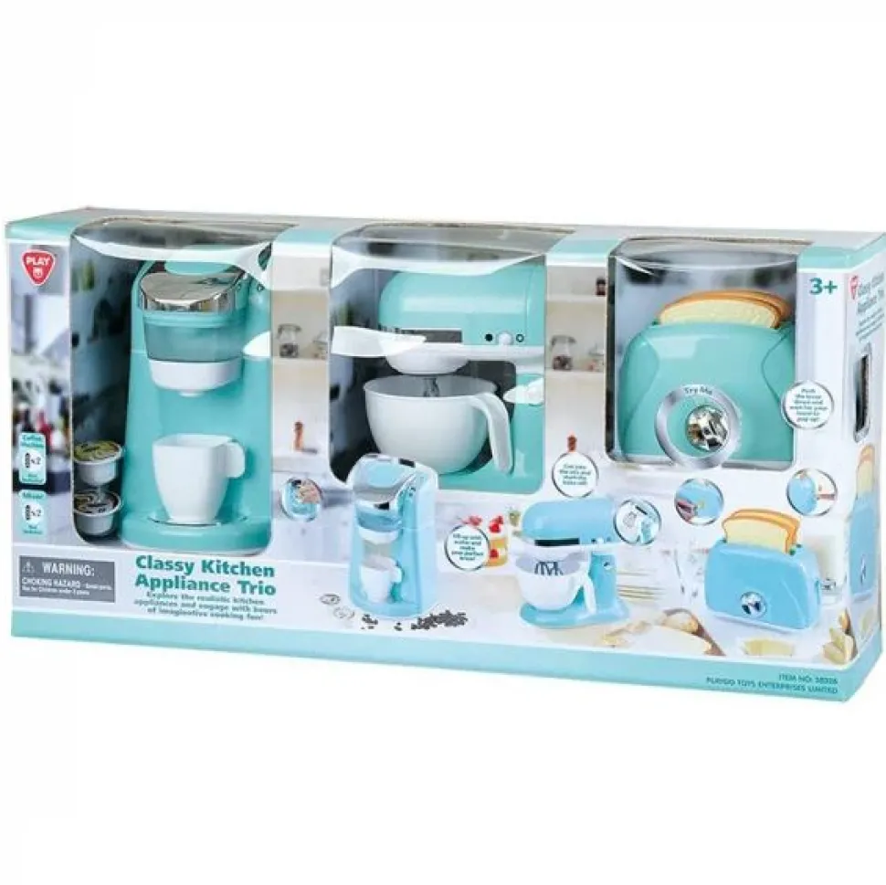 Playgo Toys Ent Ltd Playgo Toys Ent. Ltd. Classy Kitchen Appliance Trio Mint Sale