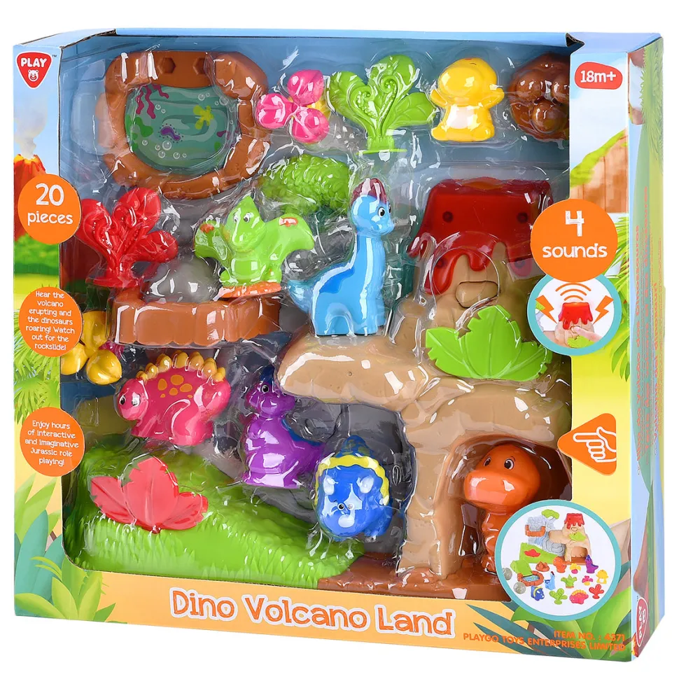 Playgo Toys Ent Ltd Playgo Toys Ent. Ltd. Dino Volcano Land Hot
