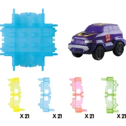 Playgo Toys Ent Ltd Playgo Toys Ent. Ltd. Glow Racer Track Set New