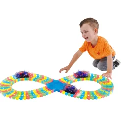 Playgo Toys Ent Ltd Playgo Toys Ent. Ltd. Glow Racer Track Set New