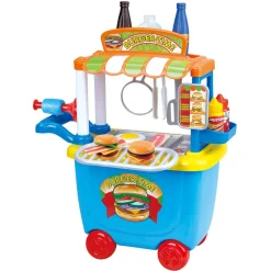 Playgo Toys Ent Ltd Playgo Toys Ent. Ltd. Gourmet Burger Cart 36 Piece Clearance