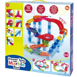 Playgo Toys Ent Ltd Playgo Toys Ent. Ltd. Power Spin Marblerun 79Pcs New