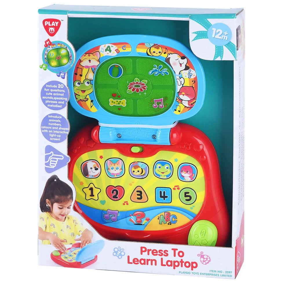 Playgo Toys Ent Ltd Playgo Toys Ent. Ltd. Press To Learn Laptop Hot