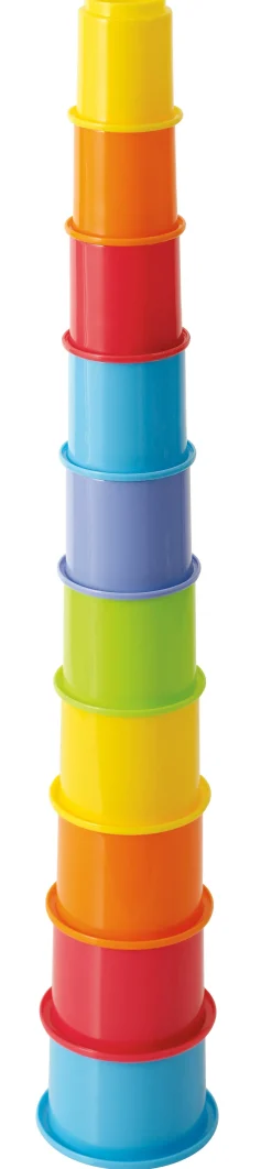 Playgo Toys Ent Ltd Playgo Toys Ent. Ltd. Rainbow Stackin' Cups 10 Pieces Best Sale