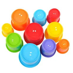 Playgo Toys Ent Ltd Playgo Toys Ent. Ltd. Rainbow Stackin' Cups 10 Pieces Best Sale