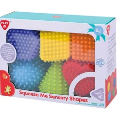 Playgo Toys Ent Ltd Playgo Toys Ent. Ltd. Squeeze Me Sensory Shapes 6 Pieces Hot