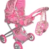 Playworld Pink Dolls Pram Large Discount