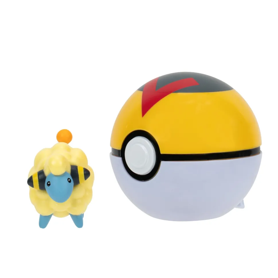 Pokemon Clip N Go Mareep & Level Ball Cheap