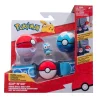 Pokemon Clip N Go Poke Ball Belt Set - Poke Ball & Dive Ball With Piplup Flash Sale