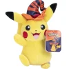 Pokemon Halloween 20cm Plush Pikachu Wearing Witches Hat Flash Sale