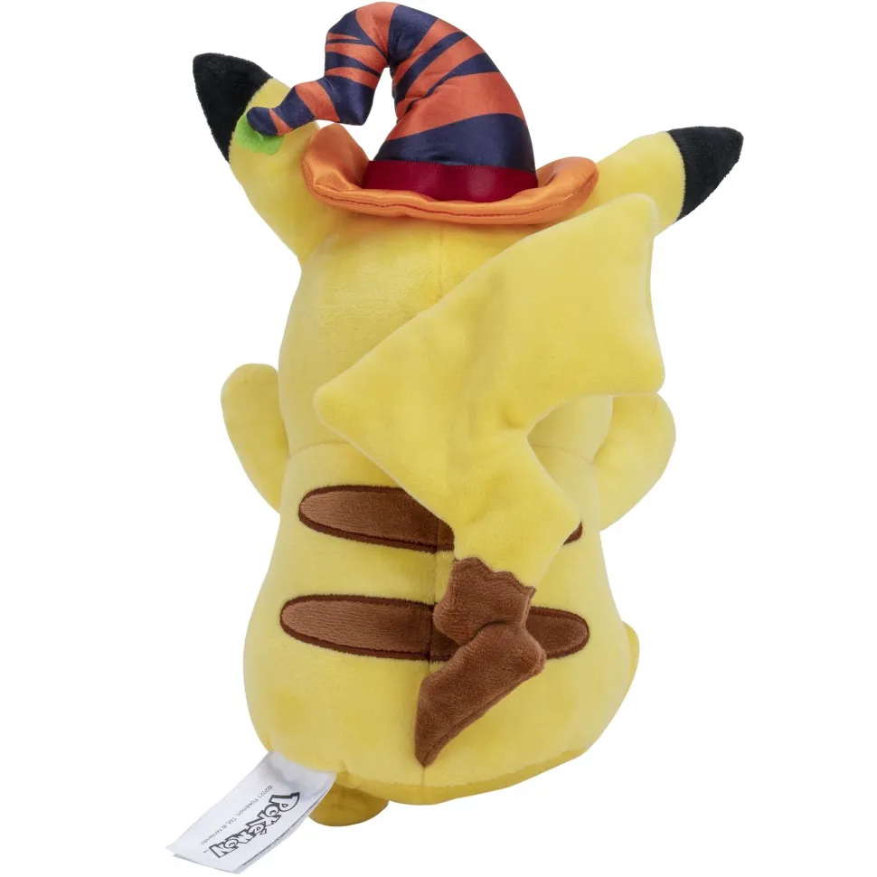 Pokemon Halloween 20cm Plush Pikachu Wearing Witches Hat Flash Sale