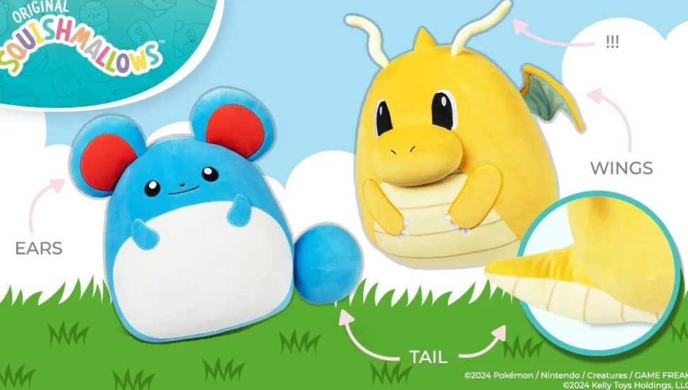 Squishmallows Pokemon 10 Inch Wave 5 Dragonite Shop