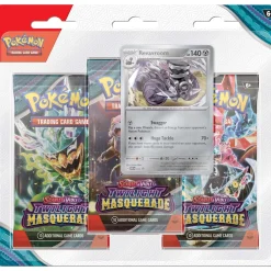 Pokemon TCG Scarlet & Violet 6 Twilight Masquerade Three Booster Blister Assorted Styles Hot