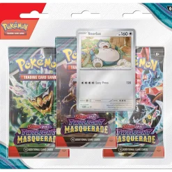 Pokemon TCG Scarlet & Violet 6 Twilight Masquerade Three Booster Blister Assorted Styles Hot